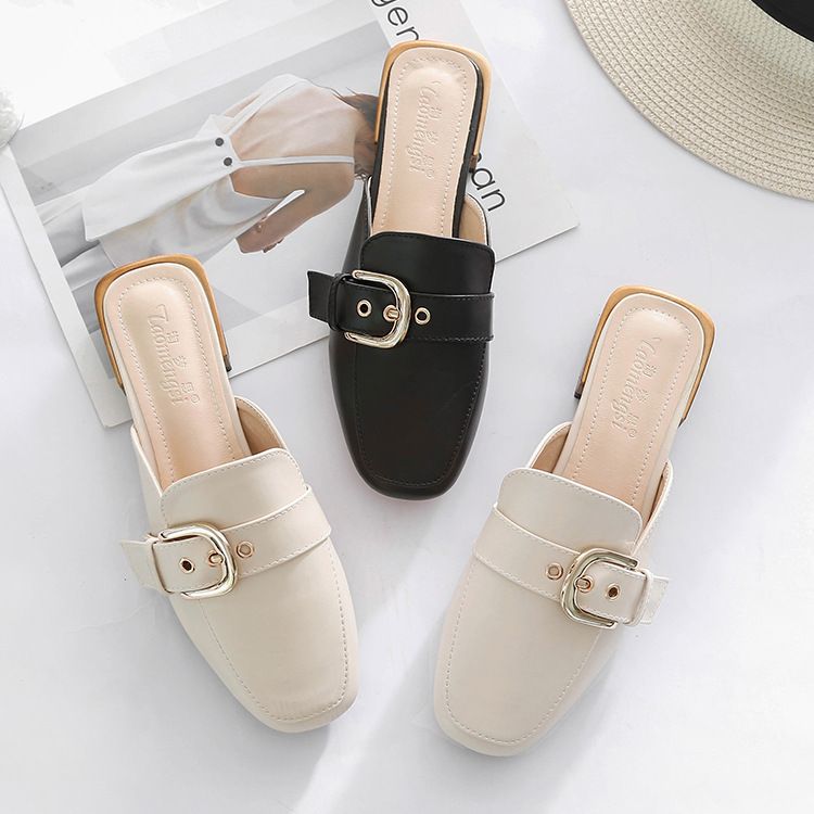 belt slippers for ladies