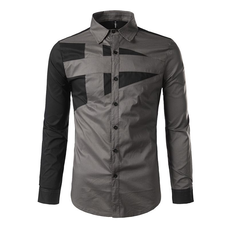 maroon and white dress shirt