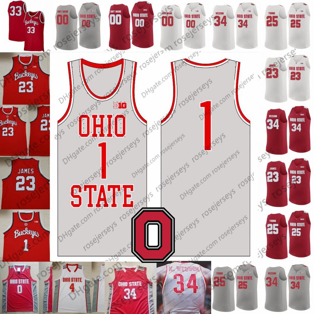 ohio state basketball jersey retro