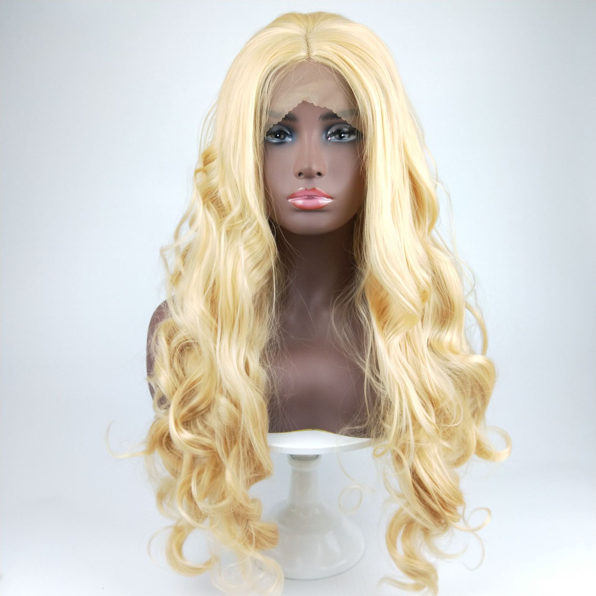 parrucca bionda lunga