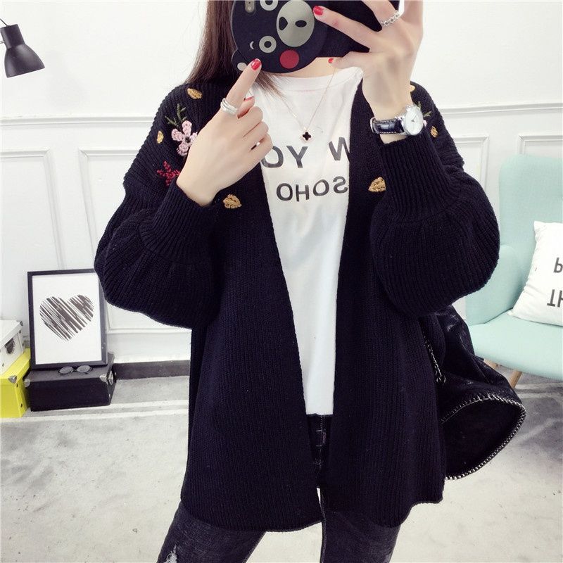 2020 Sweater Women 2018 Autumn Winter Tops Clothes Cardigan Embroidered Flower Long Lantern Sleeve Cardigan Knitted Sweaters From Avive, $15.24 | 2020 Sweater Women 2018 Autumn Winter Tops Clothes Cardigan Embroidered Flower Long Lantern Sleeve Cardigan Knitted Sweaters From Avive, $15.24 |