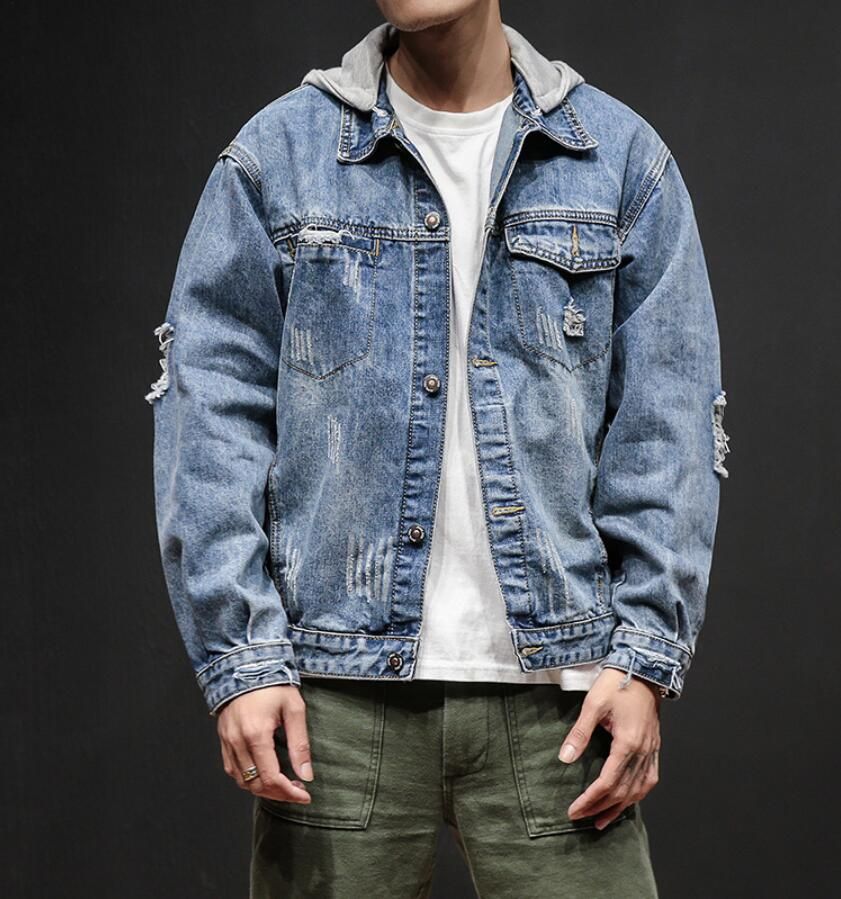oversized loose denim jacket
