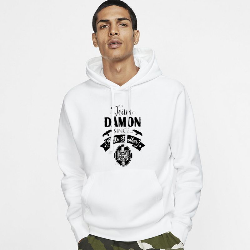 Compra The Vampire Diaries Damon Sudaderas Con Capucha Hombres Mujeres  Streetwear Ropa Ropa Adolescente Invierno Outwear La Camiseta De Harajuku  Barato | Entrega Rápida Y Calidad | Es.Dhgate