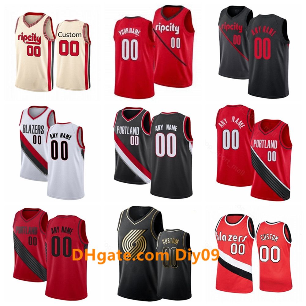 custom trail blazers jersey