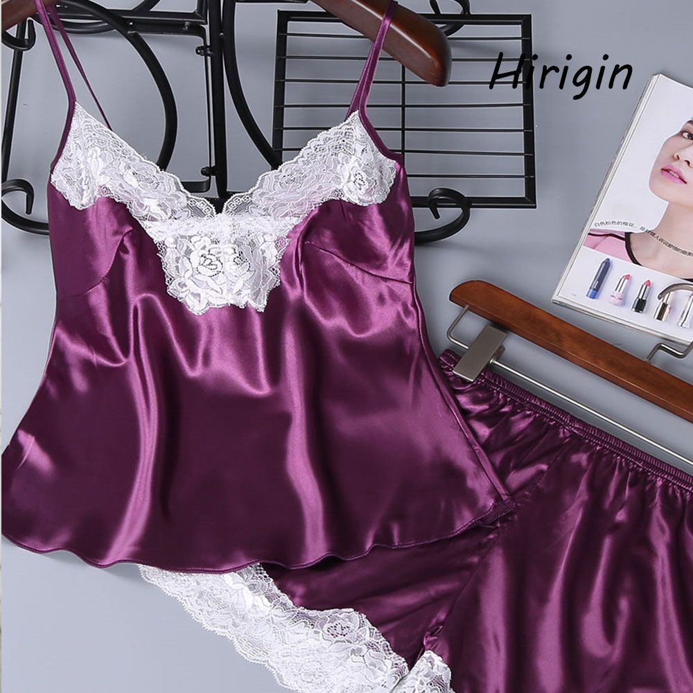 satin silk shorts