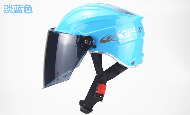 Compre Tkosm Motocicleta Cascos De Bicicleta Electricos Casco Para Montar En Bicicleta Mujer Anti Uv Colorido Protector Solar Seguridad Cycying Medio Casco Moto A 10 69 Del Dingtrista Dhgate Com