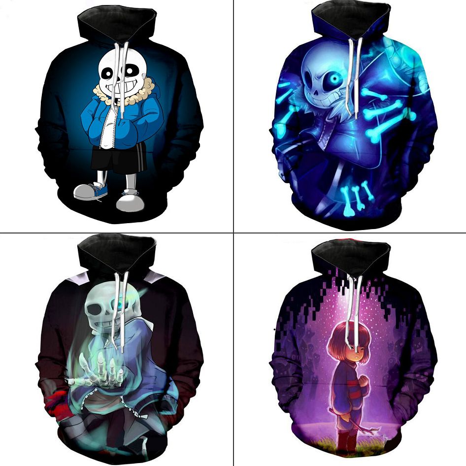 Compre Juego Undertale Sans Fashion Sudaderas Con Estampado En 3d