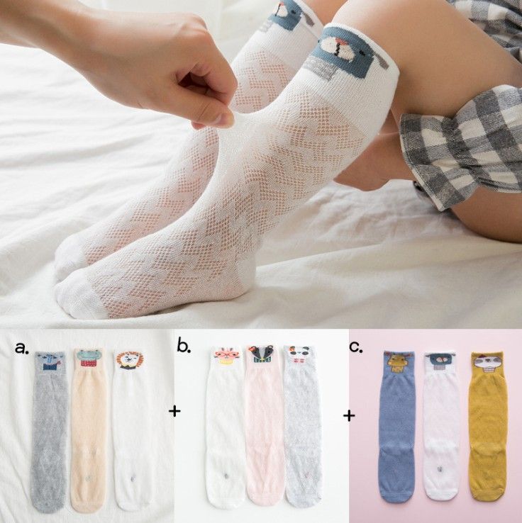 2019 New Baby Cartoon Fishnet Stockings 