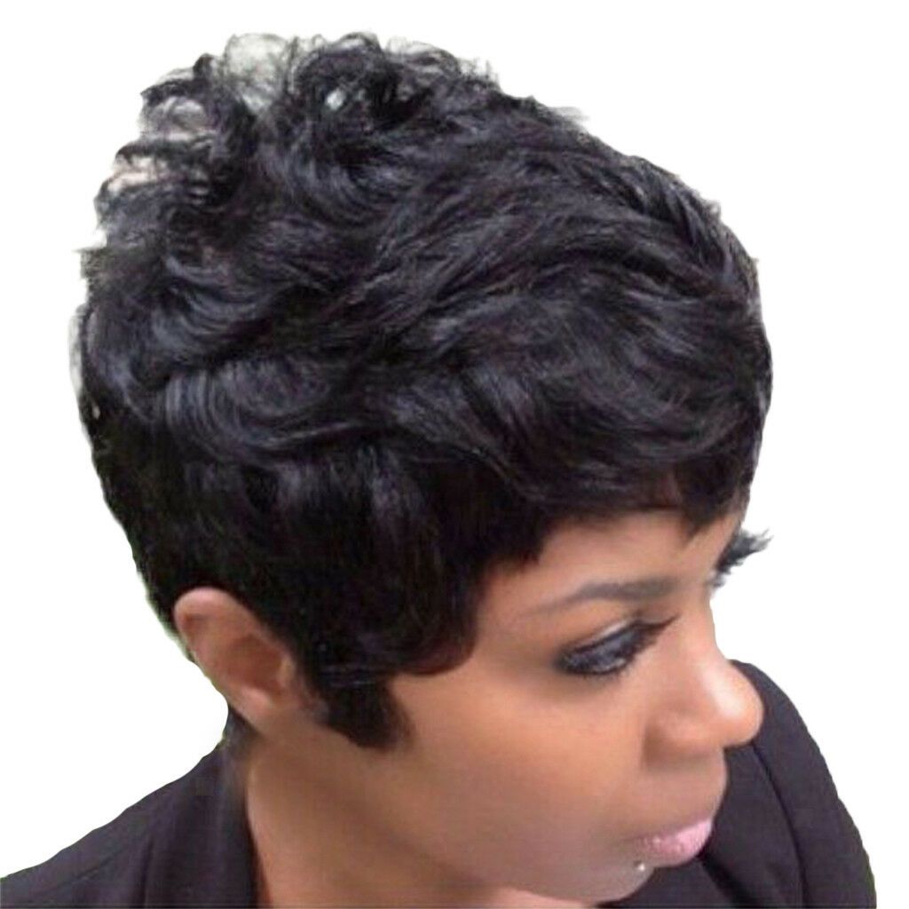 Wigs For Black Women Pixie Cut Short Brazilian Human Hair Wig