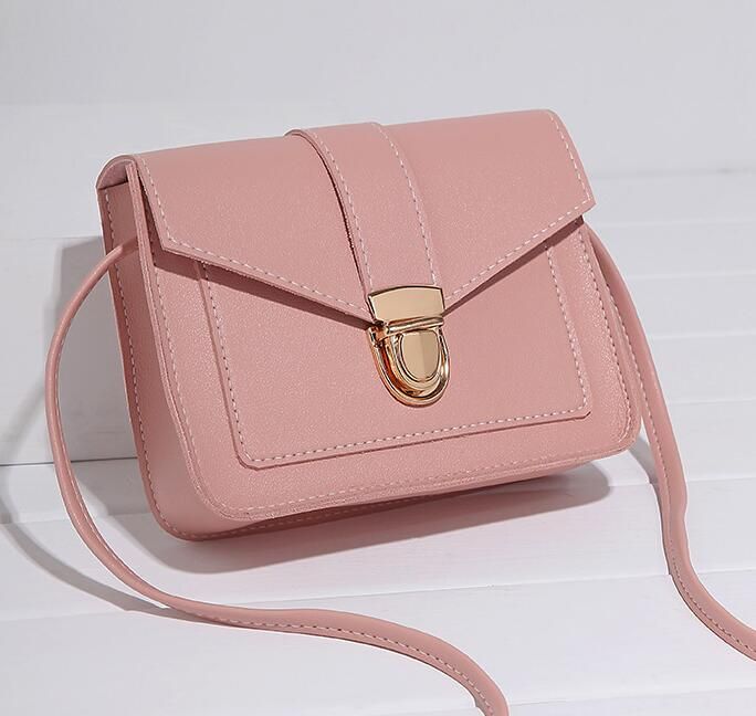 women's pink crossbody bolsa