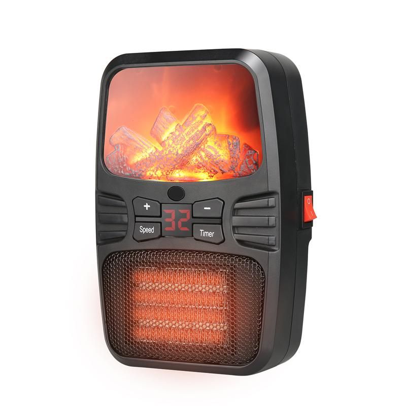 Hot Selling Flame Heater Desktop Space Heater Electric Warm Fan Flame