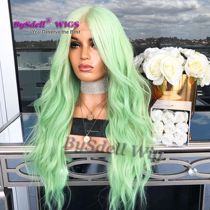 Green clearance female wig