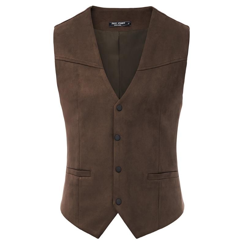 deep neck waistcoat