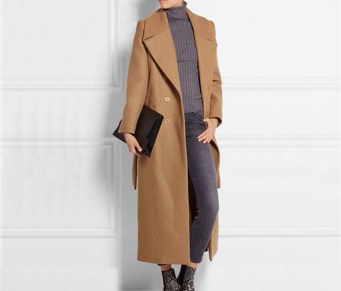 women's wool maxi winter coats