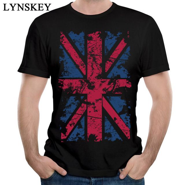 Navy Queen Vintage Union Jack Womens Fitted T-Shirt