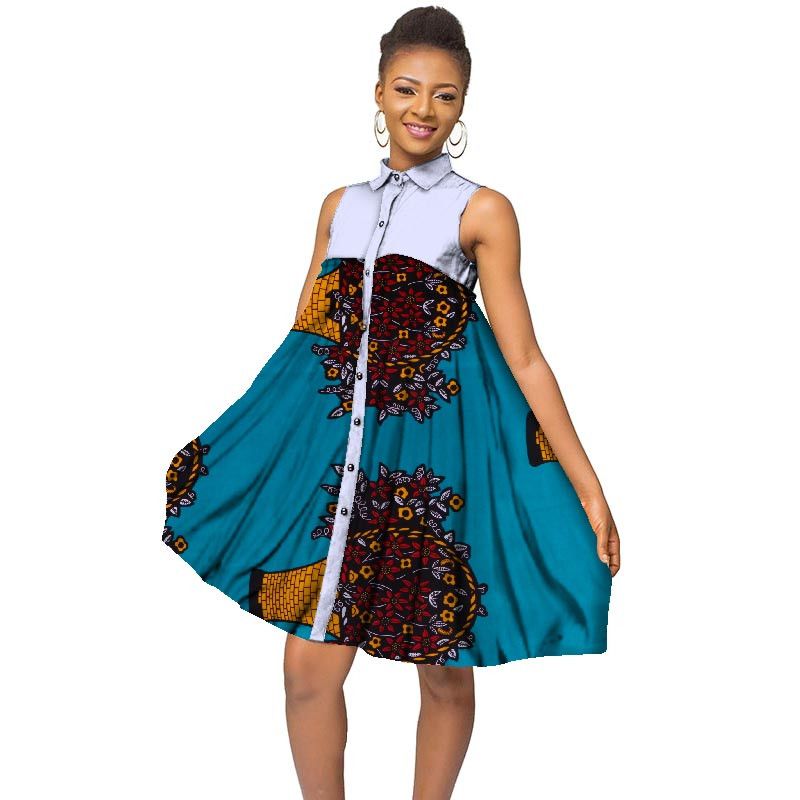 african shirt dress