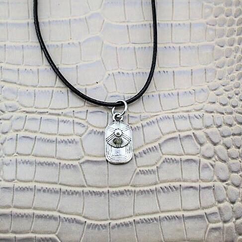 Charm On Leather Cord Necklace - Necklace Cords For Pendants Charm On Leather Cord Necklace - Necklace Cords For Pendants