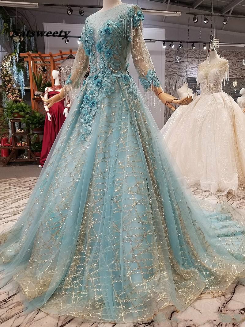 flower prom dresses 2019