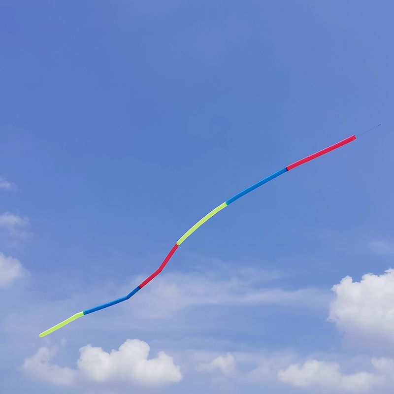 Tube Kite 10 Meter Colorful Skeleton Free Long Tail Easy To Fly Beach