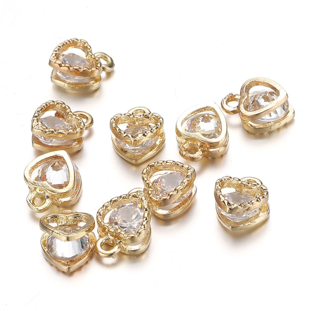 Satin Al Orijinal Bileklik Gerdanlik Kupe Taki Diy Yapimi Malzemeleri Icin Boncuk Charms Asma 2020 Moda Tek Delikli Kalp Kare Kristal Tl4 92 Dhgate Comda