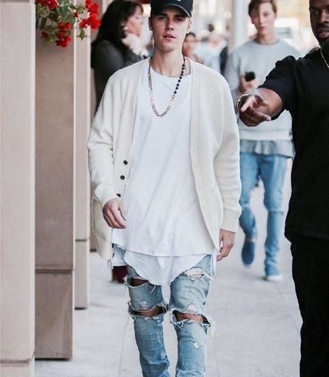 justin bieber ripped jeans