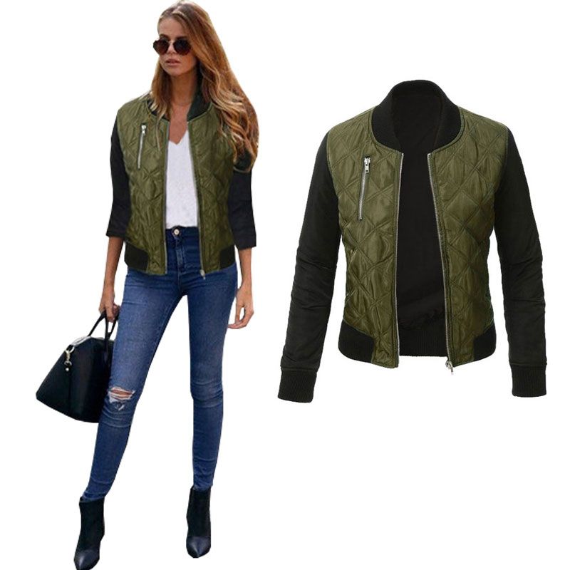 army green coat womens