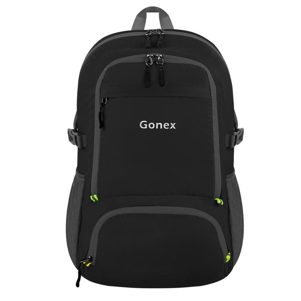 Gonex 35 L Ultralight Sac à dos pliable à nylon 210D Sport Sac pour extérieur
