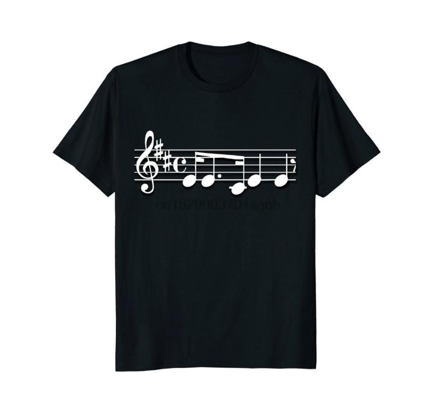 Mens T Shirts Print T Shirt Mens Short Sleeve Music Notes Musician