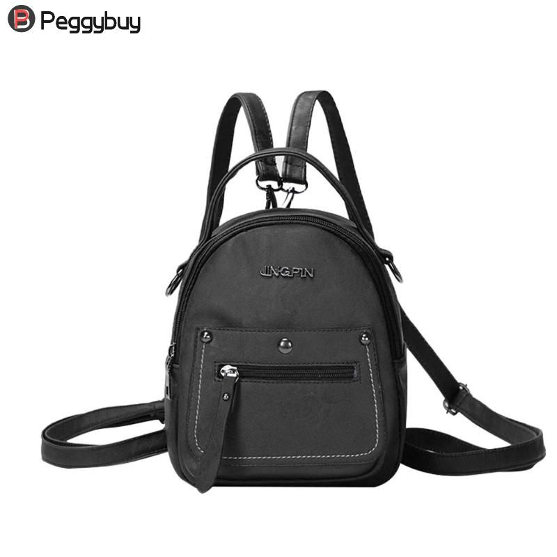 mini pu backpack