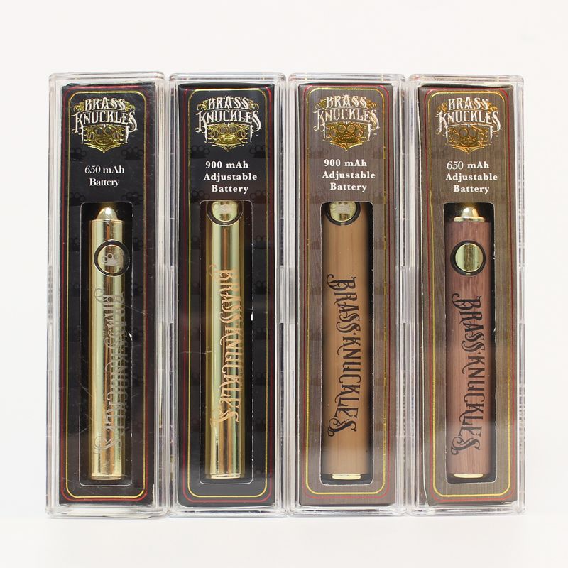 Lot Bulk Brass Knuckles Battery Pen 650//900mAh USB Charger 510 Thread Wholesale