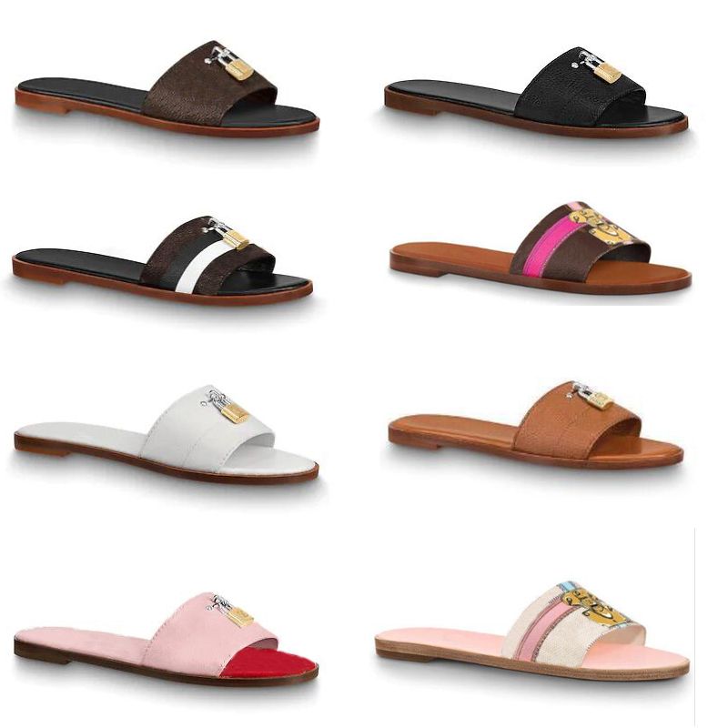 flat mule slides