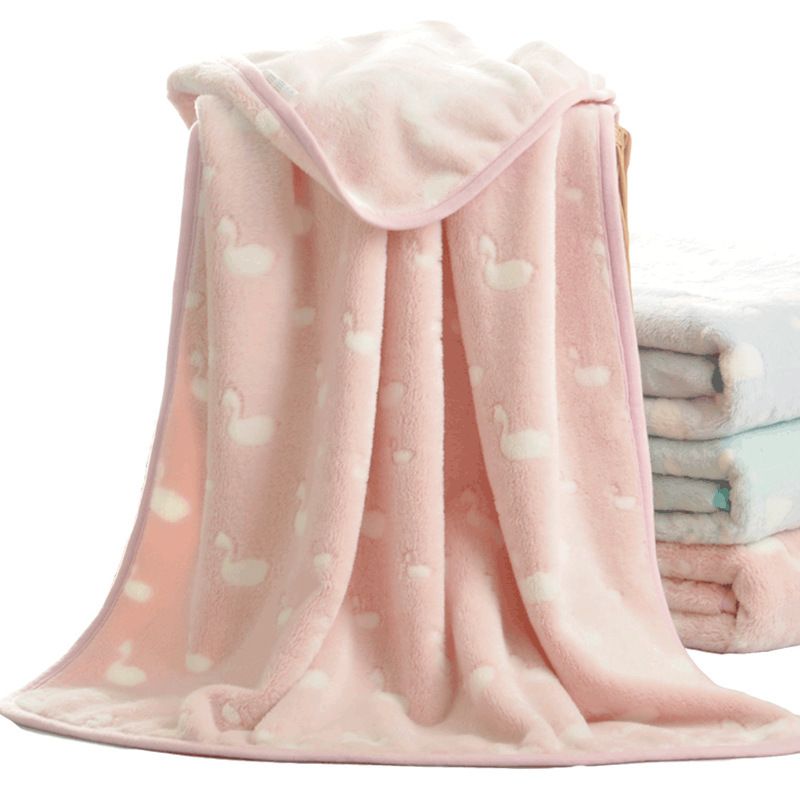 swan swaddle blanket