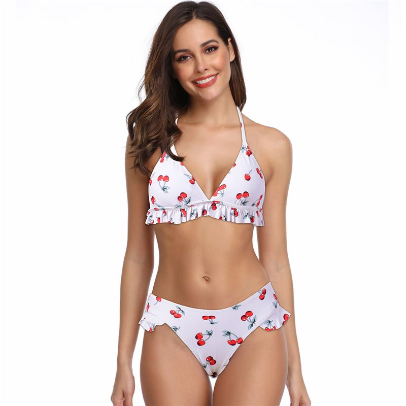 cherry bathing suit