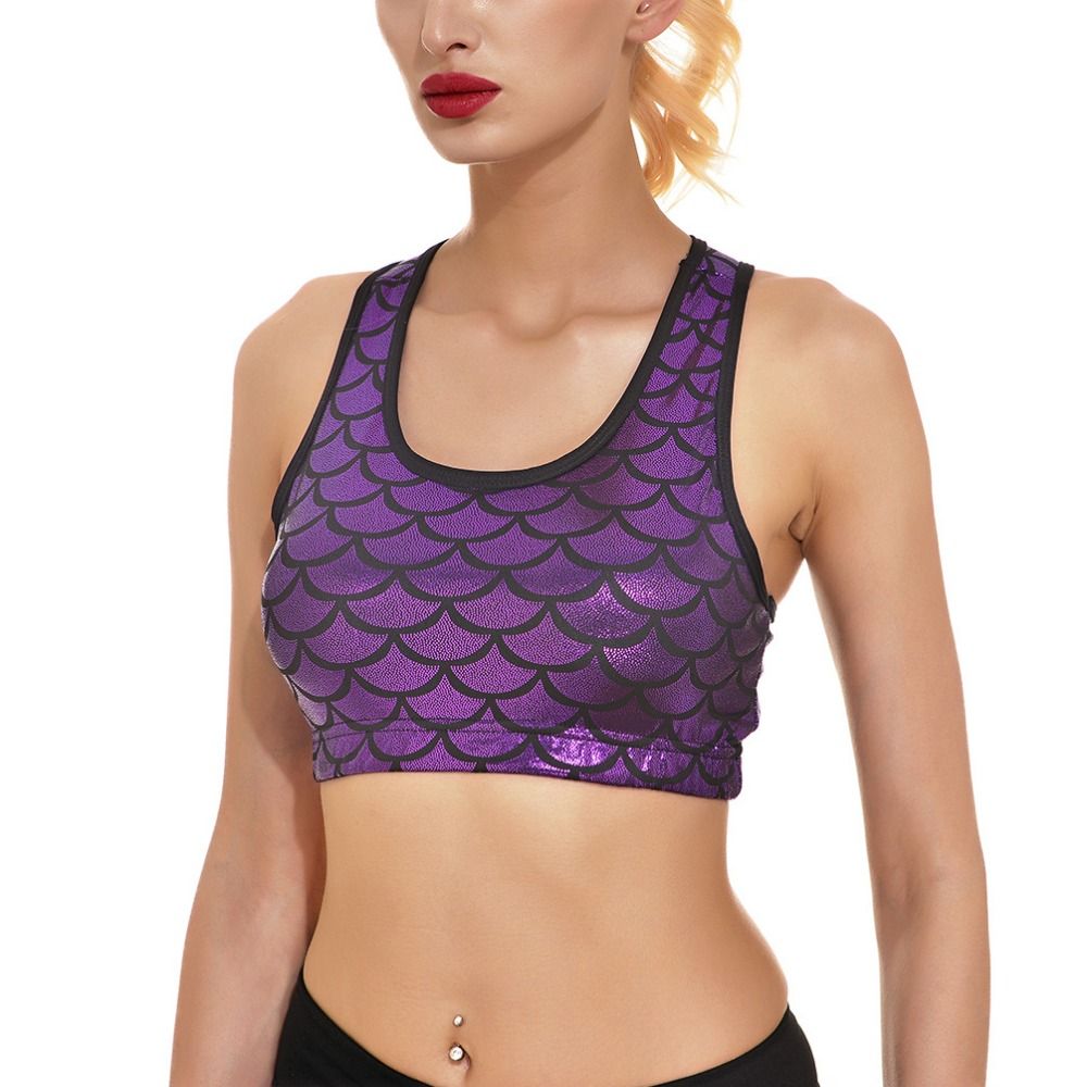 mermaid sports bra