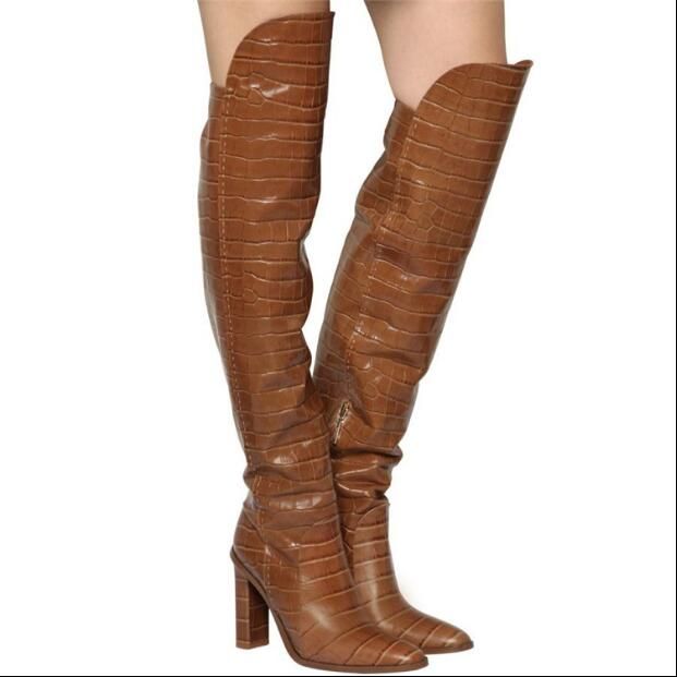 knee high walking boots