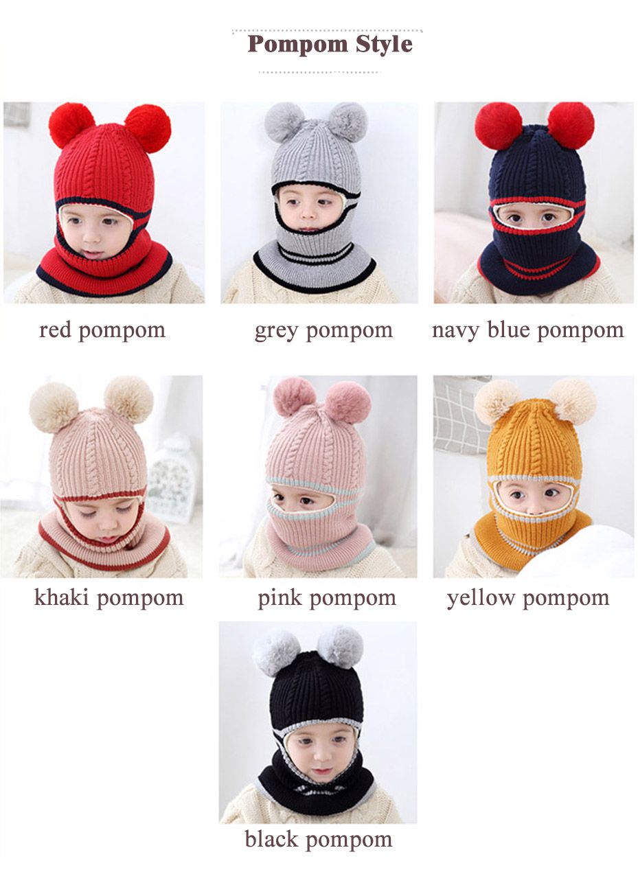 childrens navy hat and scarf