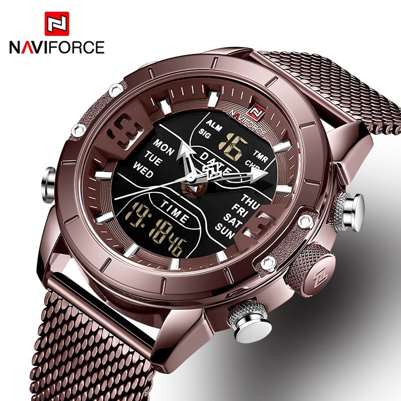 naviforce analog digital watch