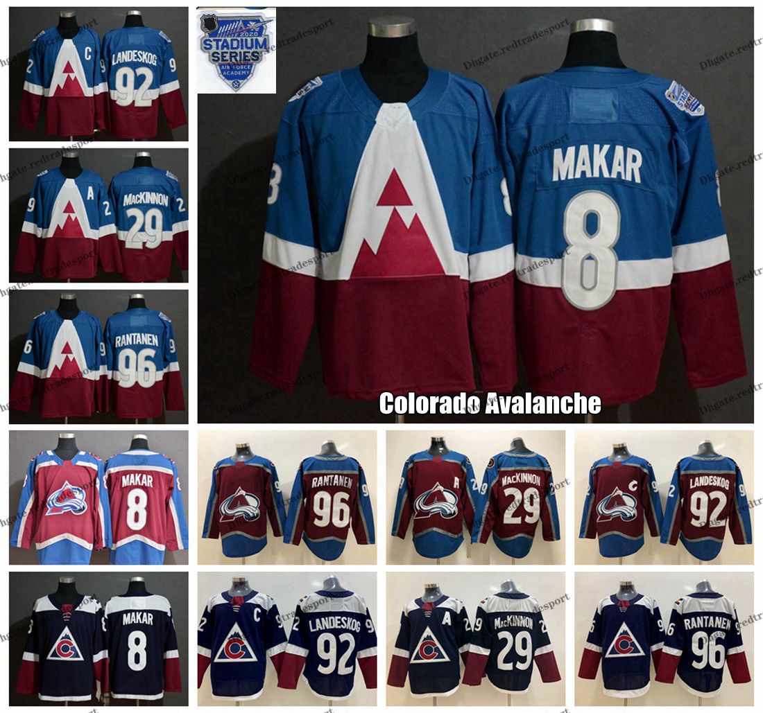 avalanche throwback jersey