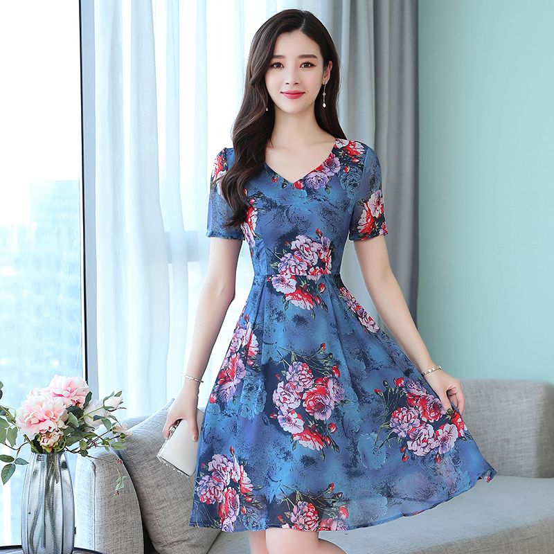 floral chiffon dresses women's dresses