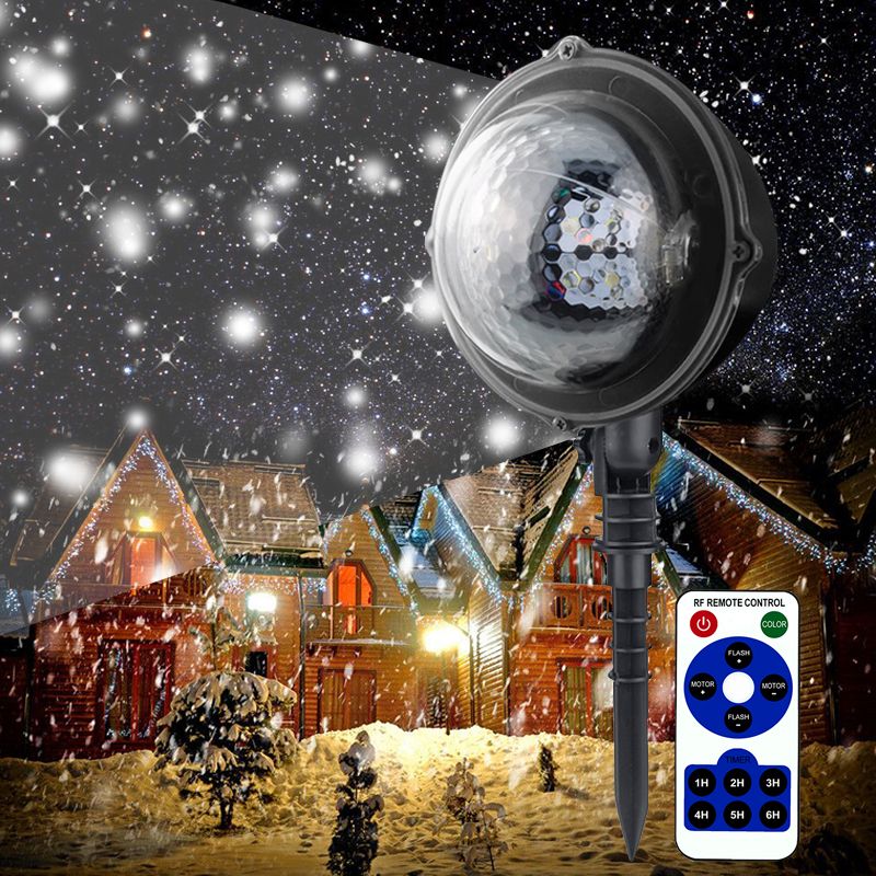 Queda de neve Luz do Projetor de Neve Caindo Projetor Luz Branca Floco De Neve de Queda de neve Luz do Projetor de Neve Caindo Projetor Luz Branca Floco De Neve de