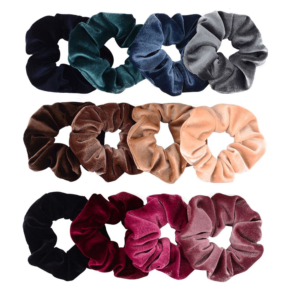 Velvet scrunchies wholesale Clearance