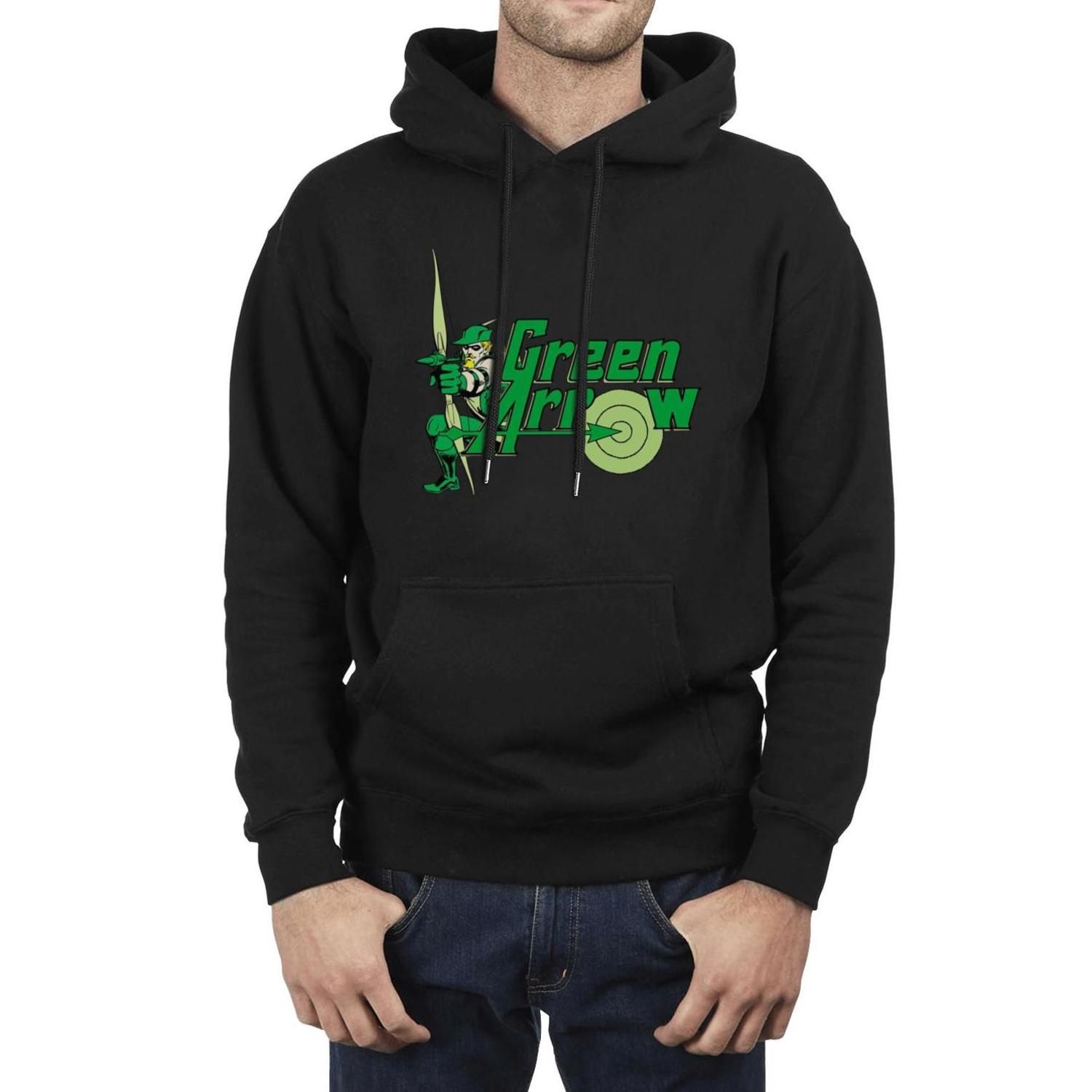 green arrow moletom com capuzs