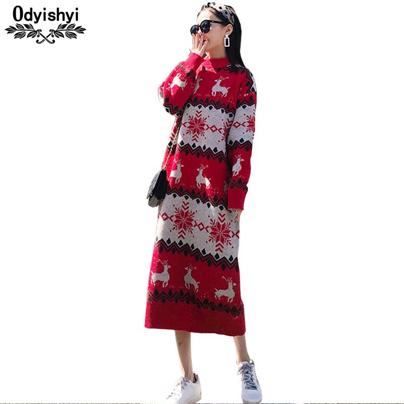 extra long sweater dress