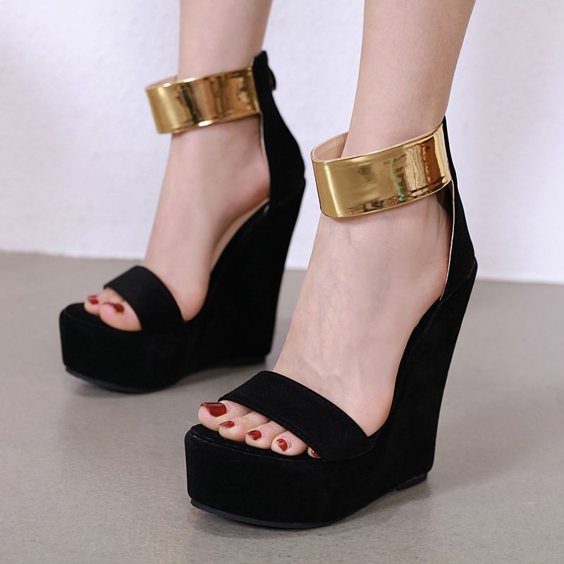 high platform wedge sandals