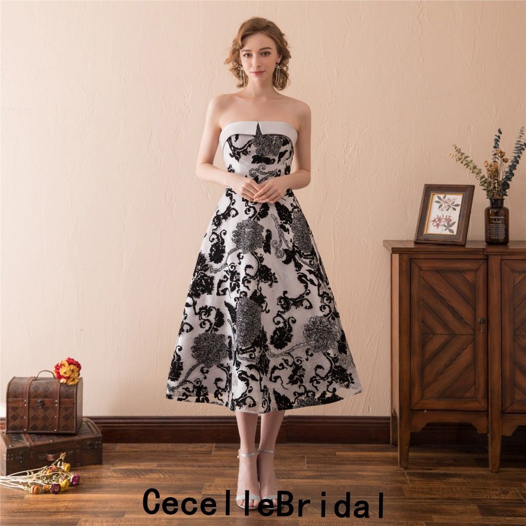 Acheter Vintage Longueur De The Noir Dentelle Courte Robe De Mariee Gothique Sans Bretelles Corset Retour Simple A Ligne Des Annees 50 60 S Robe De Mariee Informelle Avec Couleur De 53 96