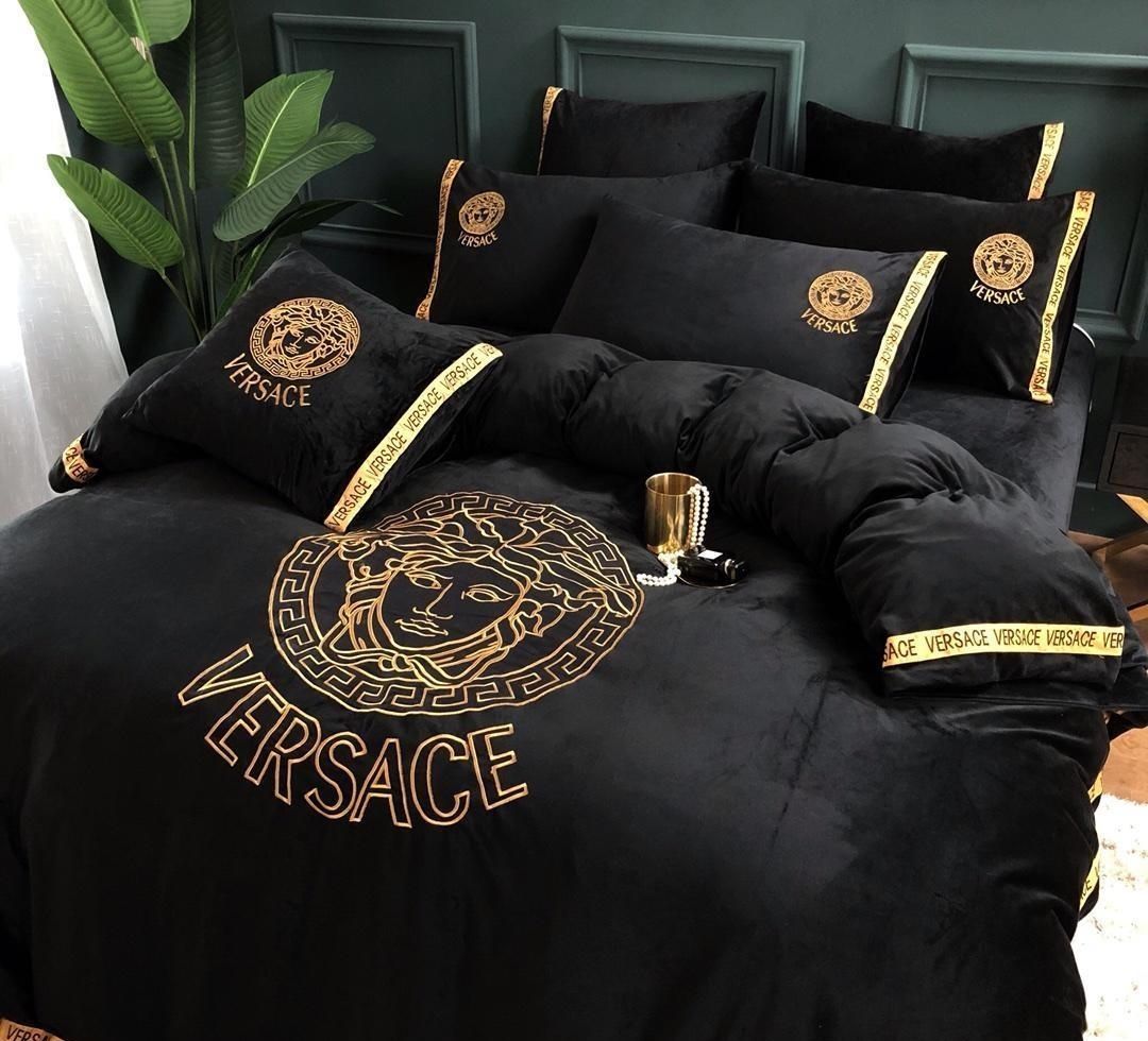 Black Wholesale Bedding Set Special Pattern Style Reactive