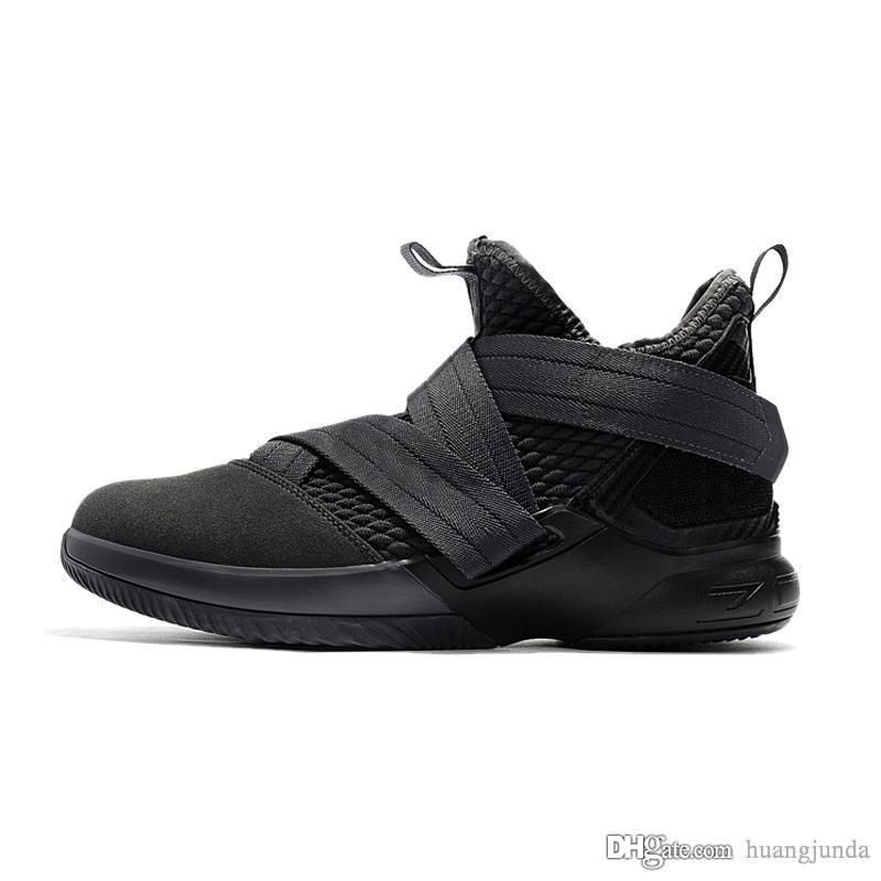 lebron soldier 12 triple black