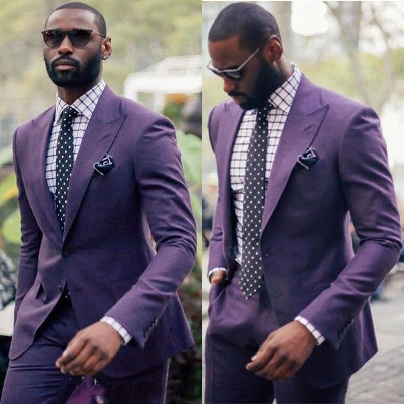 royal purple suit jacket
