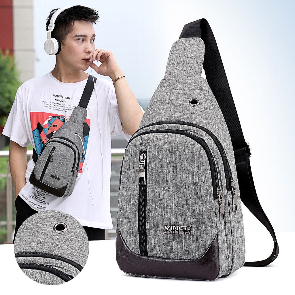 TFONE Colorful Electric Guitar Crossbody Bag Lightweight Chest Shoulder Messenger Pack Backpack Sling Bag