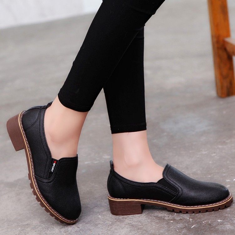 female leather shoes